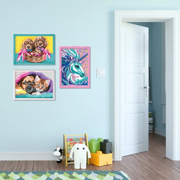 AS PAINT & FRAME ΑDORABLE PUPPIES ΓΙΑ 9+ ΧΡΟΝΩΝ