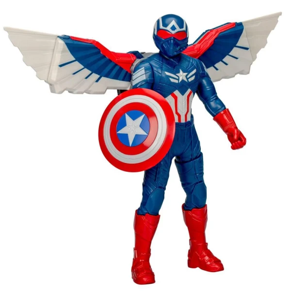 MARVEL STUDIOS BRAVE NEW WORLD FIGURE CAPTAIN AMERICA FLIGHT MODE