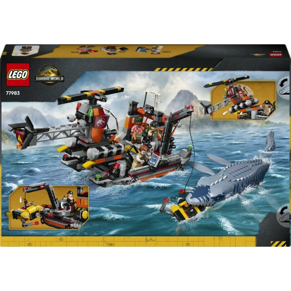 LEGO JURASSIC WORLD MOSASAURUS BOAT ATTACK