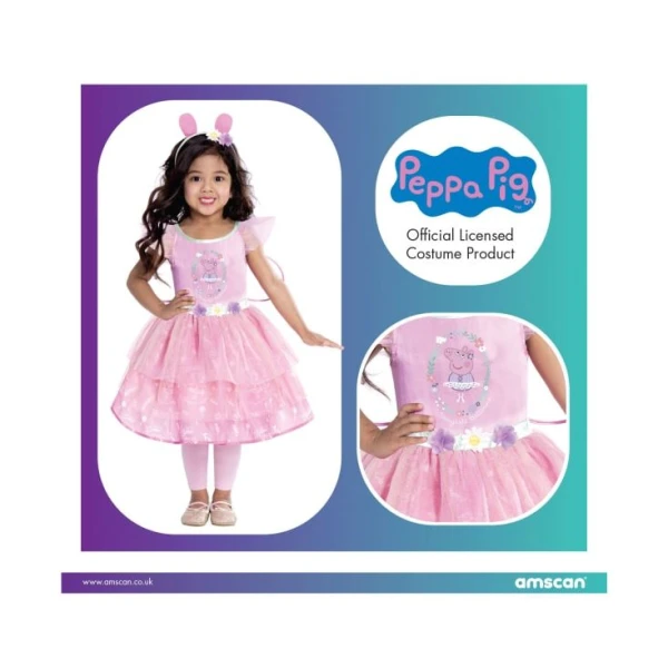 CARNIVAL COSTUME PEPPA FAIRY DRESS