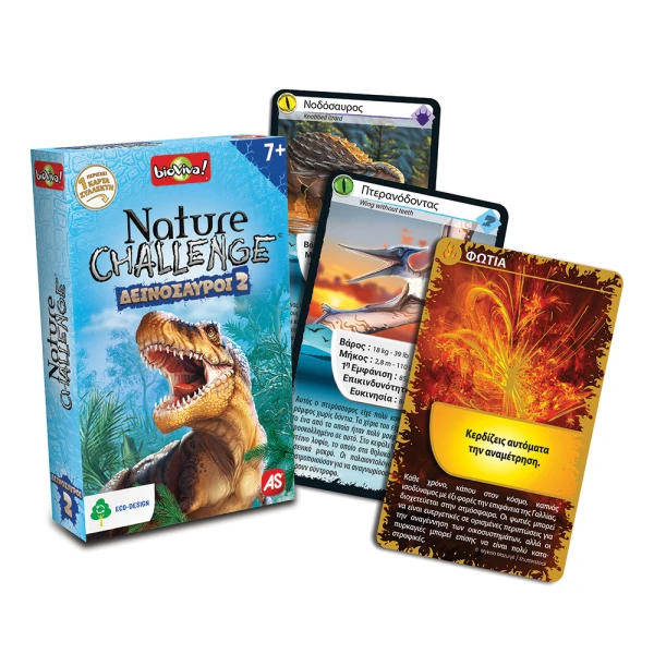 AS GAMES ΠΑΙΧΝΙΔΙ ΜΕ ΚΑΡΤΕΣ NATURE CHALLENGE BEST 2 ΓΙΑ ΗΛΙΚΙΕΣ 7+ ΧΡΟΝΩΝ ΚΑΙ 2-6 ΠΑΙΚΤΕΣ - 6 ΣΧΕΔΙΑ