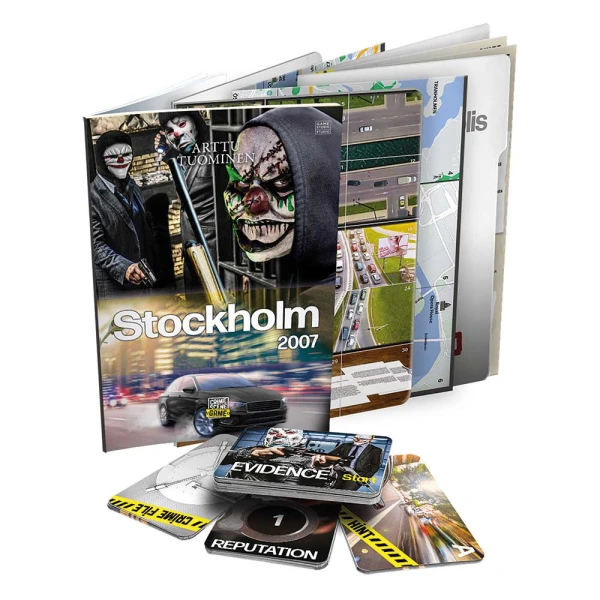 AS GAMES ΕΠΙΤΡΑΠΕΖΙΟ ΠΑΙΧΝΙΔΙ CRIME SCENE STOCKHOLM 2007 ΓΙΑ ΗΛΙΚΙΕΣ 18+ ΧΡΟΝΩΝ ΚΑΙ 1+ ΠΑΙΚΤΕΣ
