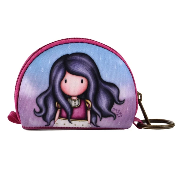 GORJUSS SANTORO NEOPRENE MINI POUCH LITTLE STORM CLOUD