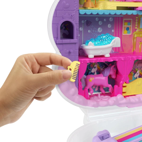 POLLY POCKET MINI BEAUTY SALON UNICORN