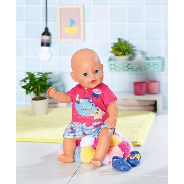 ZAPF CREATION BABY BORN ΠΥΤΖΑΜΑ & ΠΑΠΟΥΤΣΑΚΙΑ 43 cm