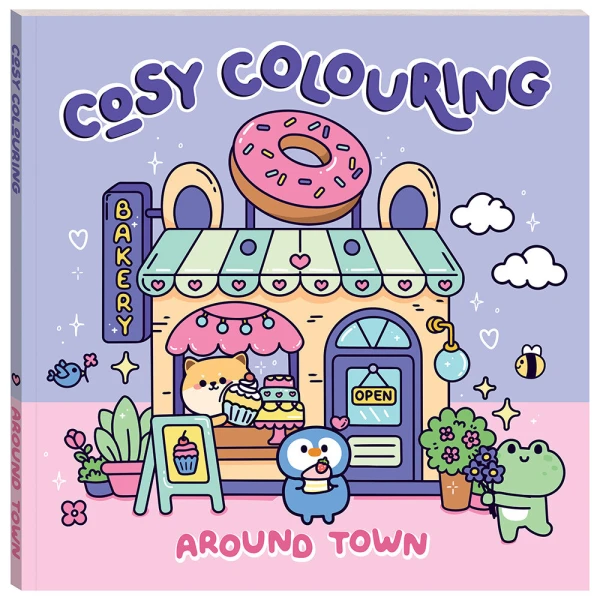 ART MAKER COSY COLOURING ΒΙΒΛΙΟ ΖΩΓΡΑΦΙΚΗΣ AROUND TOWN