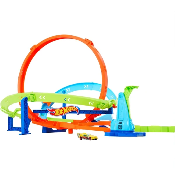 HOT WHEELS TRACK SUPER EXTREME LOOP CYCLONE CHALLENGE