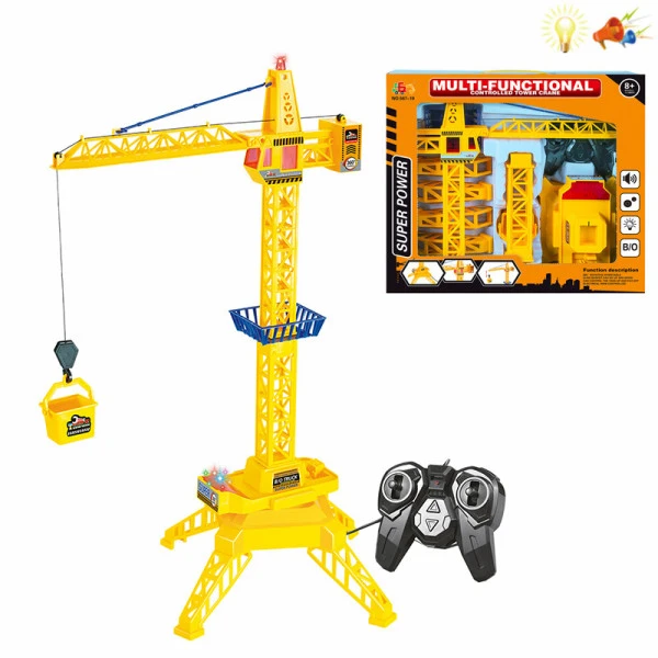 TOWER CRANE WITH CABLE WITH LIGHTS & SOUNDS