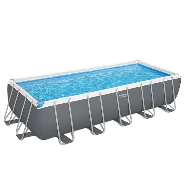 BESTWAY RACTANGULAR POOL STEEL PRO MAX 640X274X132 cm