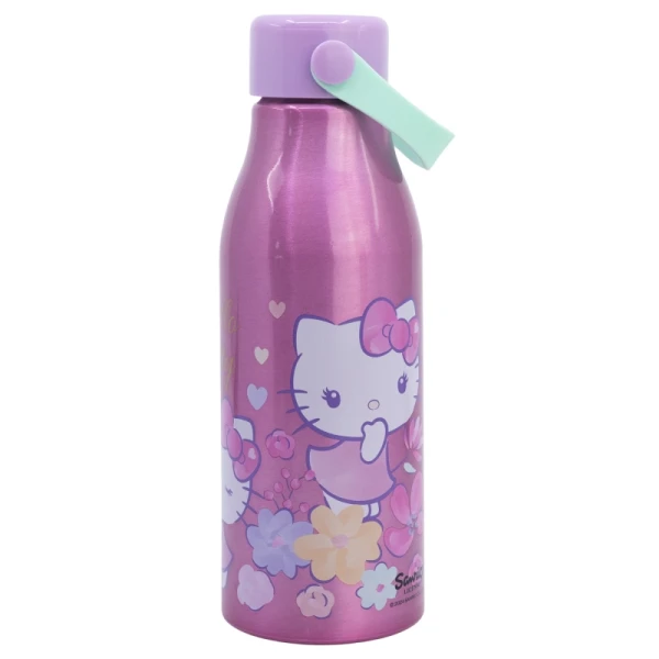ΠΑΓΟΥΡΙ ΑΛΟΥΜΙΝΙΟΥ ΜΕ FLEXI ΛΑΒΗ 760ml HELLO KITTY