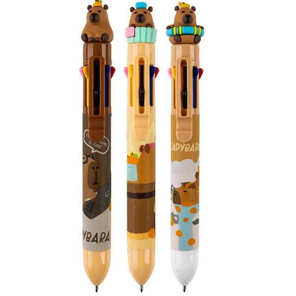 ΣΤΥΛΟ 8 ΧΡΩΜΑΤΑ CAPYBARA 0.5mm - 3 ΣΧΕΔΙΑ