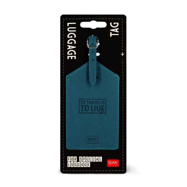 LEGAMI LUGGAGE TAG - PETROL