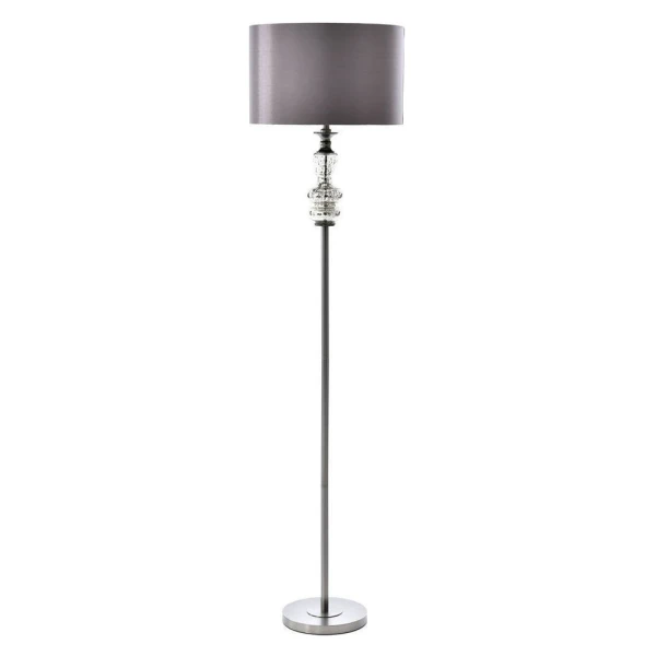 GLASS FLOOR LAMP 167 CM GREY