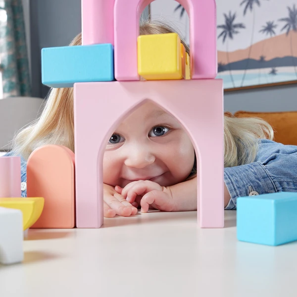 FISHER PRICE WOODEN CASTLE SET
