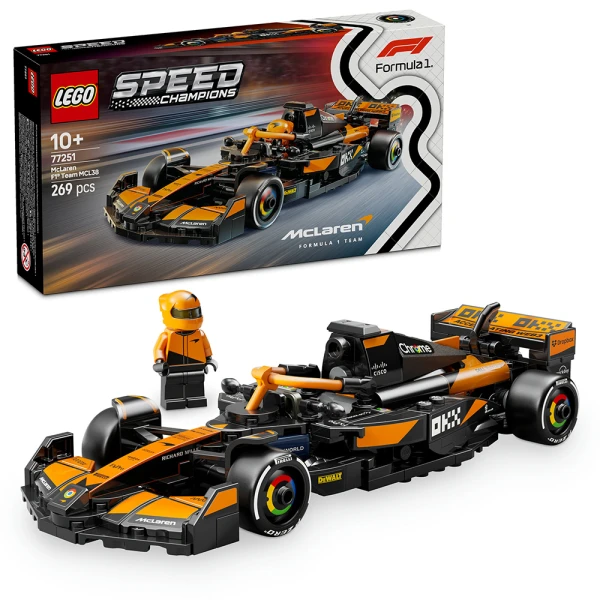 LEGO® SPEED CHAMPIONS MCLAREN F1® TEAM MCL38 RACE CAR