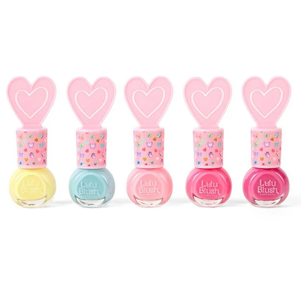 LULU BLUSH NAIL POLISH SET 5 pcs WATER BASED