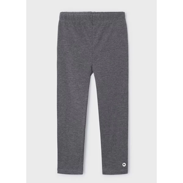 MAYORAL LEGGINGS COTTON ELASTIC BASIC GREY INTENSE