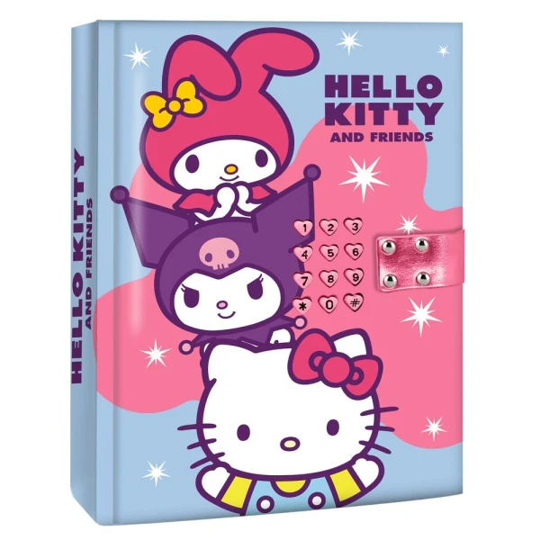 ELECTRONIC SECRET DIARY WITH SOUND HELLO KITTY & FRIENDS