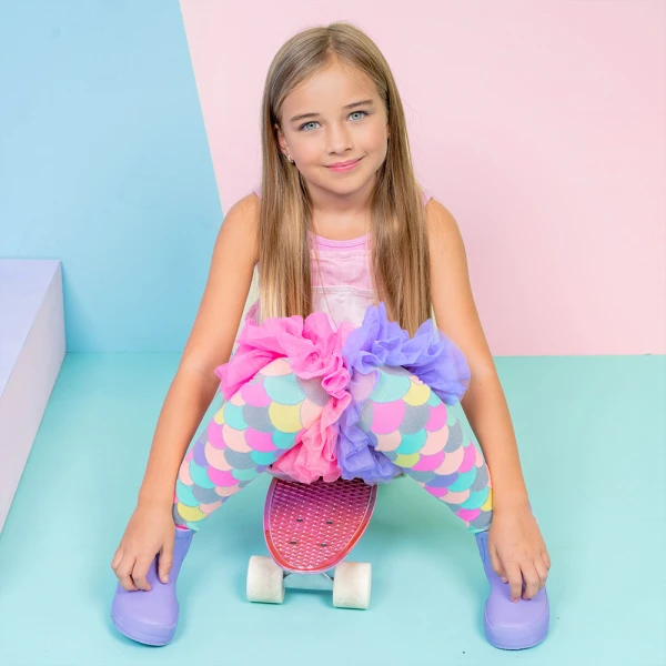 MADMIA KIDS & ADULTS SOCKS MERMAID FRILLS