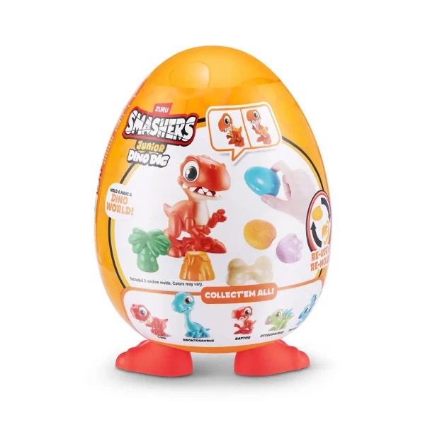 SMASHERS JUNIOR S1 MINIATURE DINO DIG SMALL EGG SURPRISE