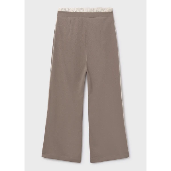 MAYORAL TROUSERS LONG DOUBLE BELT LIGHT BROWN