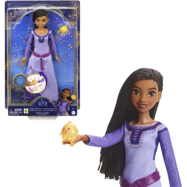 DISNEY WISHSINGING  BASIC DOLL ASHA OF ROSAS
