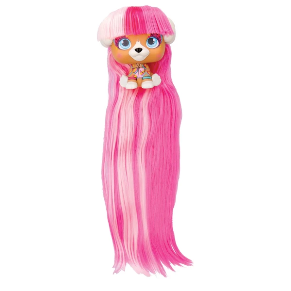 VIP PETS SERIES 3 BOW POWER COLLECTIBLE DOLL WITH EXTRA LONG HAIR - 6 DESIGNS