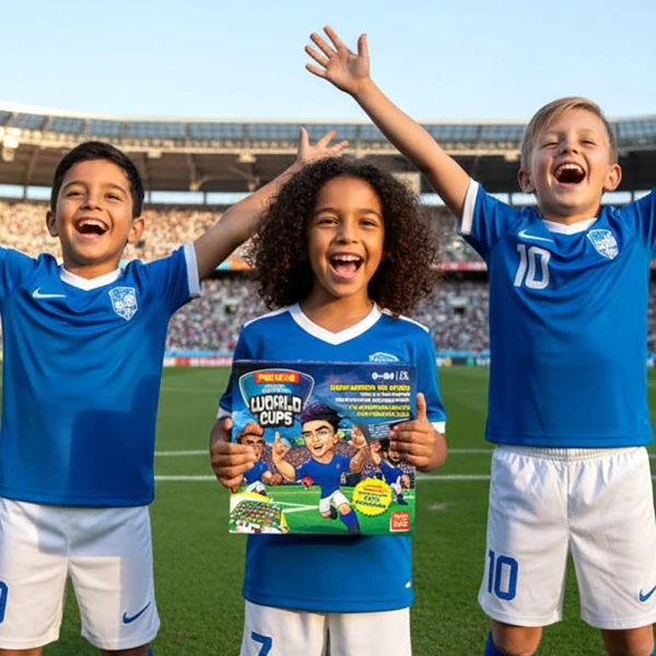KIDS BOARD GAME TRIVIA OF THE FOOTBALL WORLD CUP