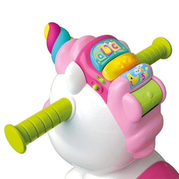 BABY CLEMENTONI EDUCATIONAL BABY TODDLER TOY UNICORN RINA 3 IN 1 FOR 12-36 MONTHS