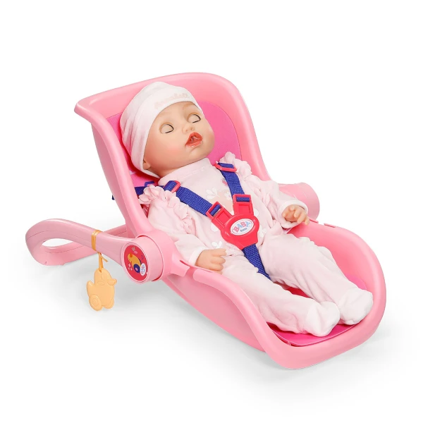 ZAPF CREATION BABY BORN PINK PORTABLE SEAT