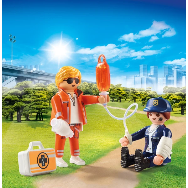 PLAYMOBIL CITY LIFE DUOPACK DOCTOR AND POLICE OFFICER