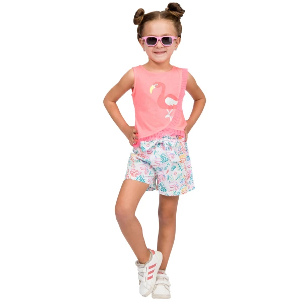 ENERGIERS BEBE GIRL BLOUSE NEON CORAL