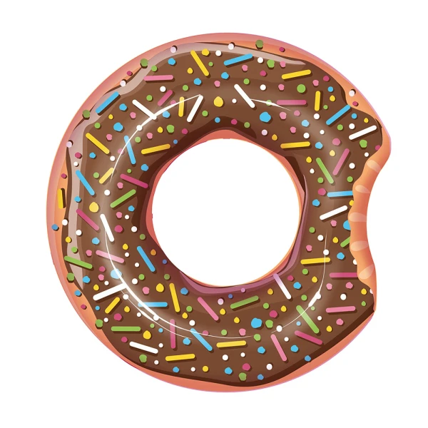 BESTWAY INFLATABLE SWIM VEST DONUT 107 cm - 2 DESIGNS
