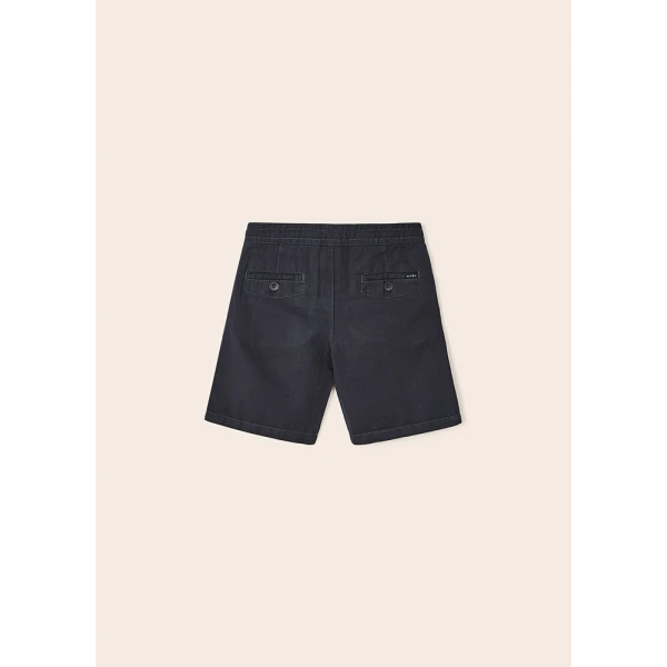 MAYORAL LINEN FADED BERMUDA PANTS GRAPHITE
