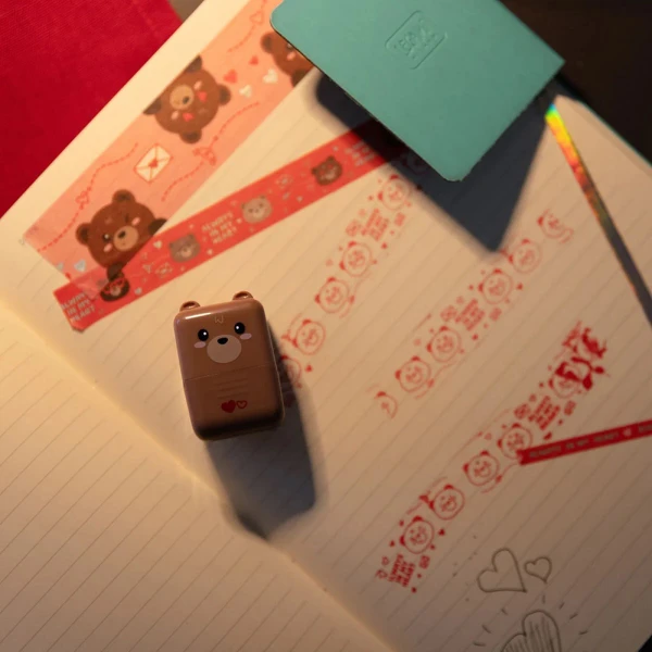 LEGAMI DECORATIVE ROLLER STAMP - TEDDY BREAR