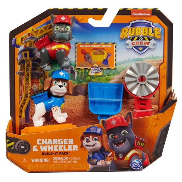 PAW PATROL RUBBLE & CREW BUILT-IT PACK - 2 DESIGNS