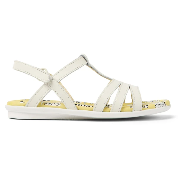 CAMPER KIDS SANDALS GIRL TWINS WHITE