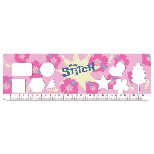 DRAWING PAD 23Χ33 cm 40 SHEETS WITH STICKERS & STENCIL LILO & STITCH - 2 DESIGNS