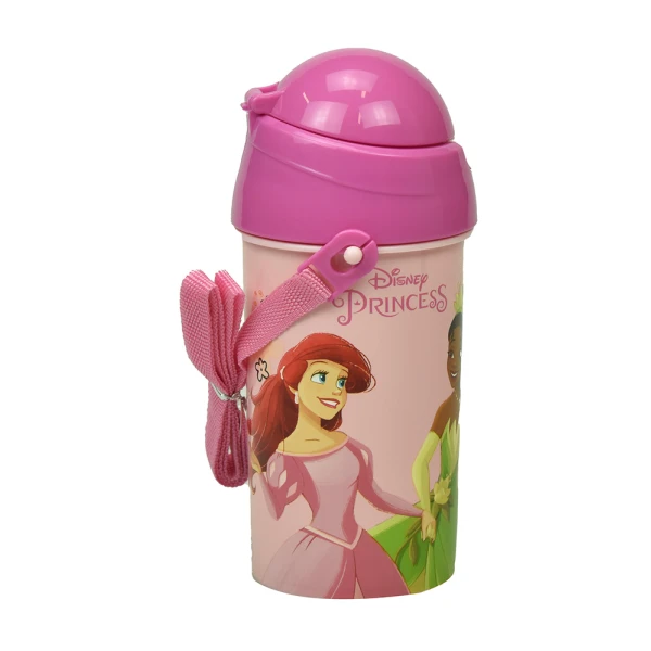 FD WATER BOTTLE 500ml PRINCESS SUMMER FUN