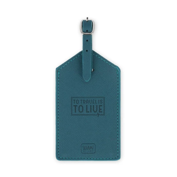 LEGAMI LUGGAGE TAG - PETROL