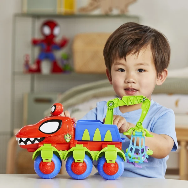 SPIDEY AND HIS AMAZING FRIENDS DINO WEBS TEAM VEHICLE