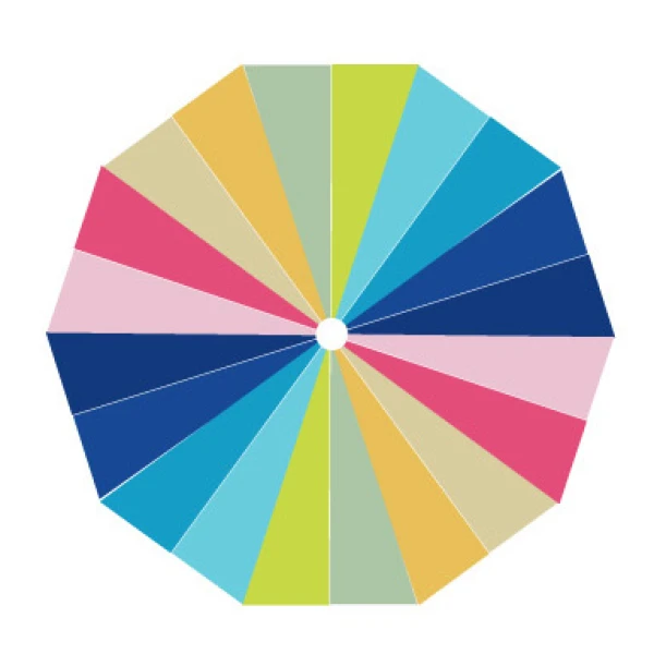 SEA UMBRELLA 2.00m COLORFUL - 2 COLOURS