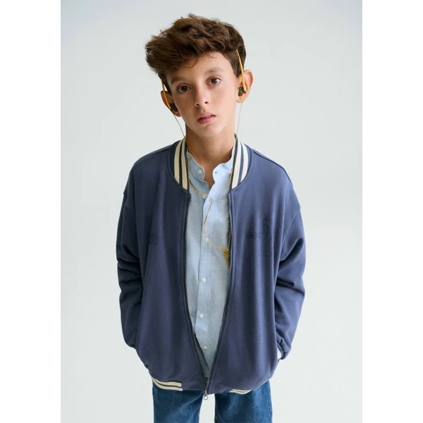 MAYORAL CARDIGAN BASEBALL DARK BLUE