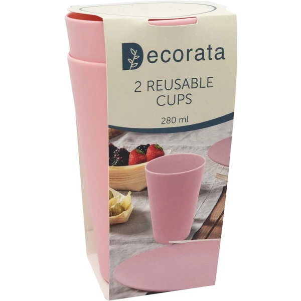 ΠΟΤΗΡΙΑ ΠΟΛΛΑΠΛΩΝ ΧΡΗΣΕΩΝ 280ml 2 τεμ. ΡΟΖ