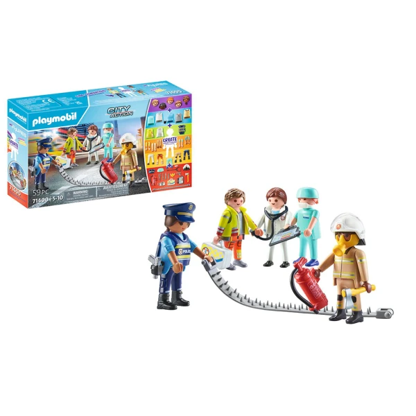 PLAYMOBIL CITY ACTION MY FIGURES RESCUE TEAM
