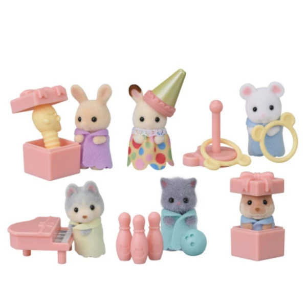 THE SYLVANIAN FAMILIES MINI PARTY BABIES SERIES SURPRISE FIGURE