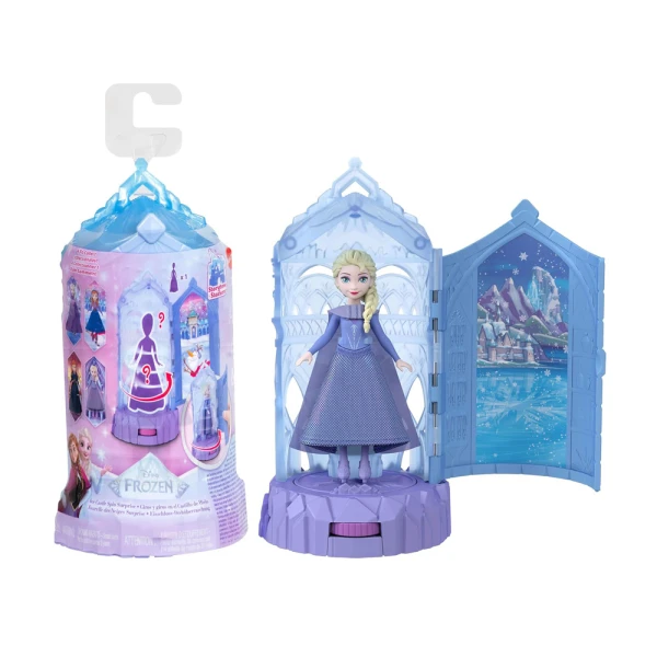 DISNEY FROZEN REVEAL - MINI SURPRISE DOLL AND SMALL CASTLE PLAYSET