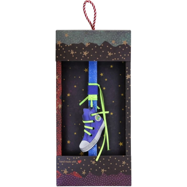 SYNCHRONIA HANDMADE CANDLE SHOE ALLSTAR TYPE ELECTRIC BLUE