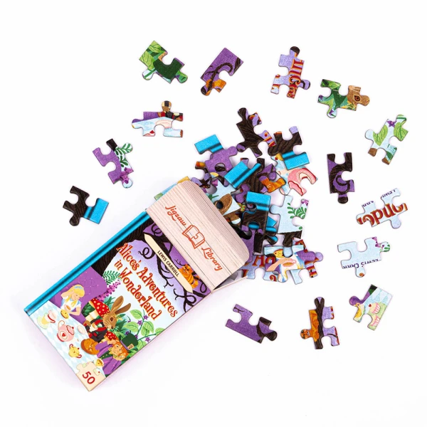 JIGSAW LIBRARY ΜΙΝΙ ΠΑΖΛ 50 τεμ. - 6 ΣΧΕΔΙΑ
