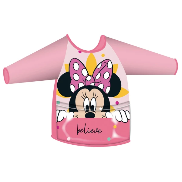 DRAWING PVC APRON WITH SLEEVES AND POCKET MINNIE